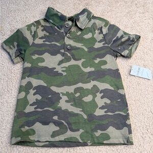 Old Navy Toddler Boy Camo Polo Shirt 2T